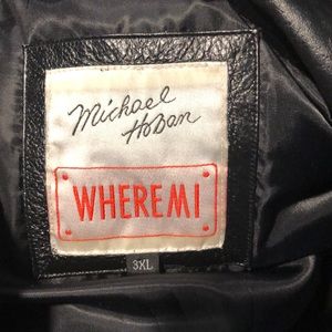 “WhereMI” Motorcycle Jacket by Michael Hoban